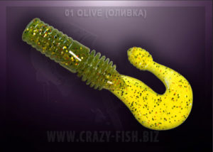 Crazy Fish POWERTAIL olive