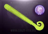 Crazy Fish ACTIVE SLUG - 7,1/chartreuse