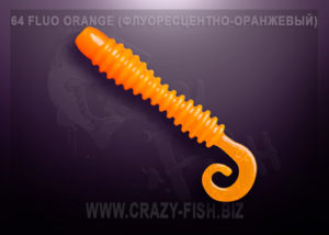 Crazy Fish ACTIVE SLUG New Style - 50/fluoorang