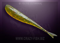 Crazy Fish GLIDER - 2,2"/olive
