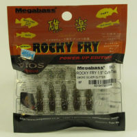 Megabass Rocky Fry 1.5 Curly tail SMOKE SILVER GLITTER
