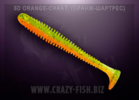 Crazy Fish VIBRO WORM orange-chart