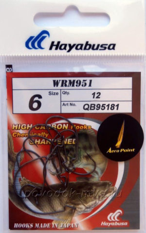 Крючки Hayabusa офсет WRM951 №6